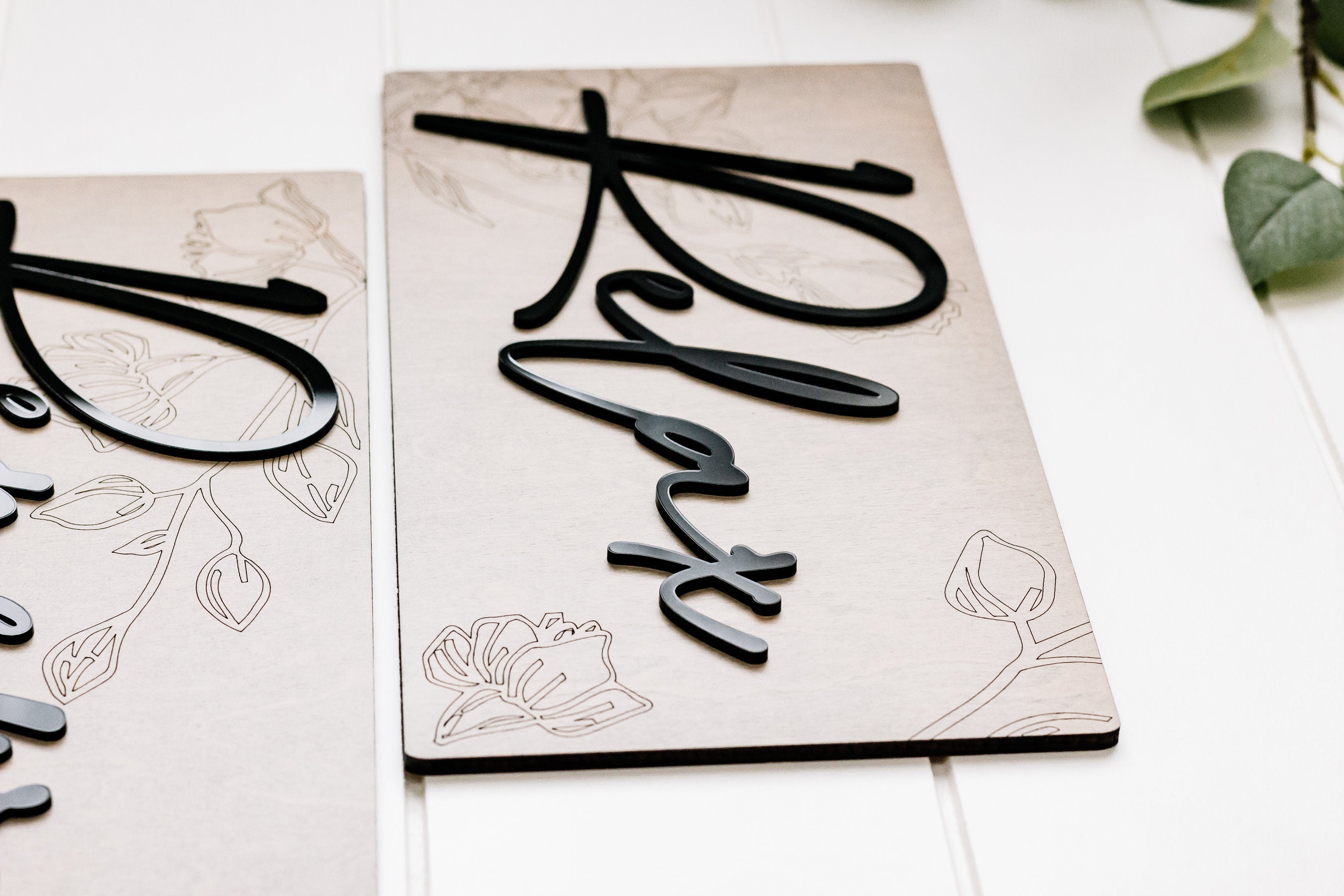Subtly Engraved Relax Soak Unwind Wall Art