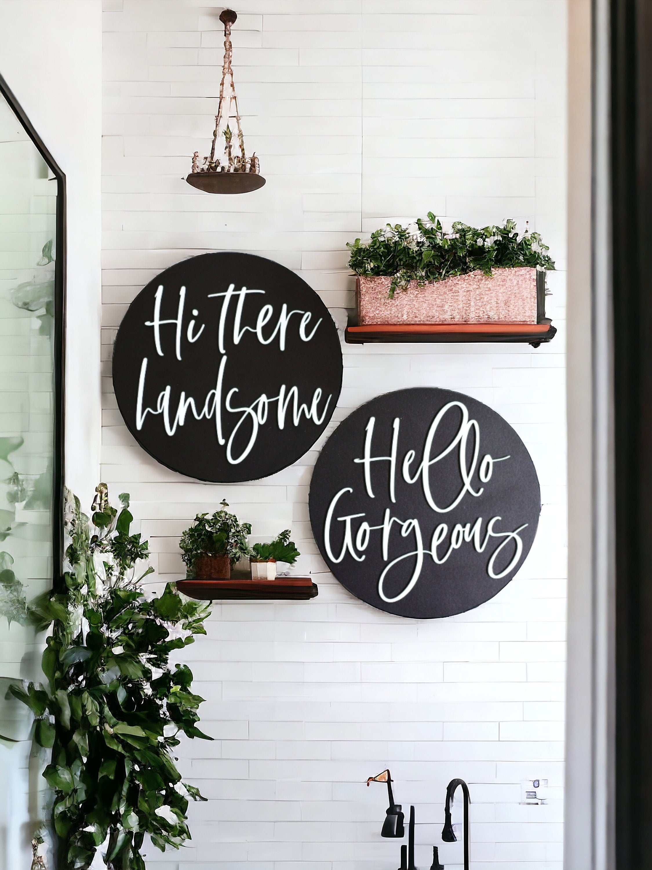 Daily Positive Affirmation Sign Set