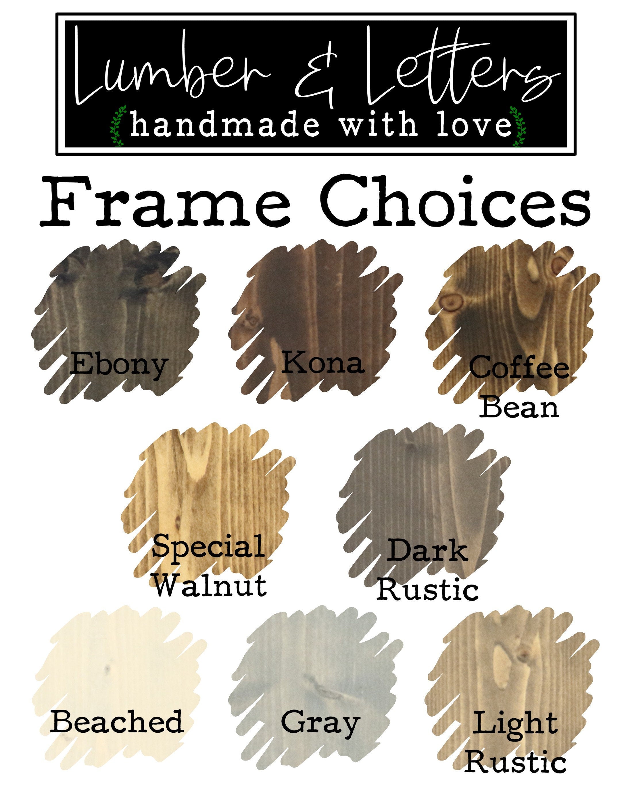 3D Lettered Modern Farmhouse Framed Kitchen Signs