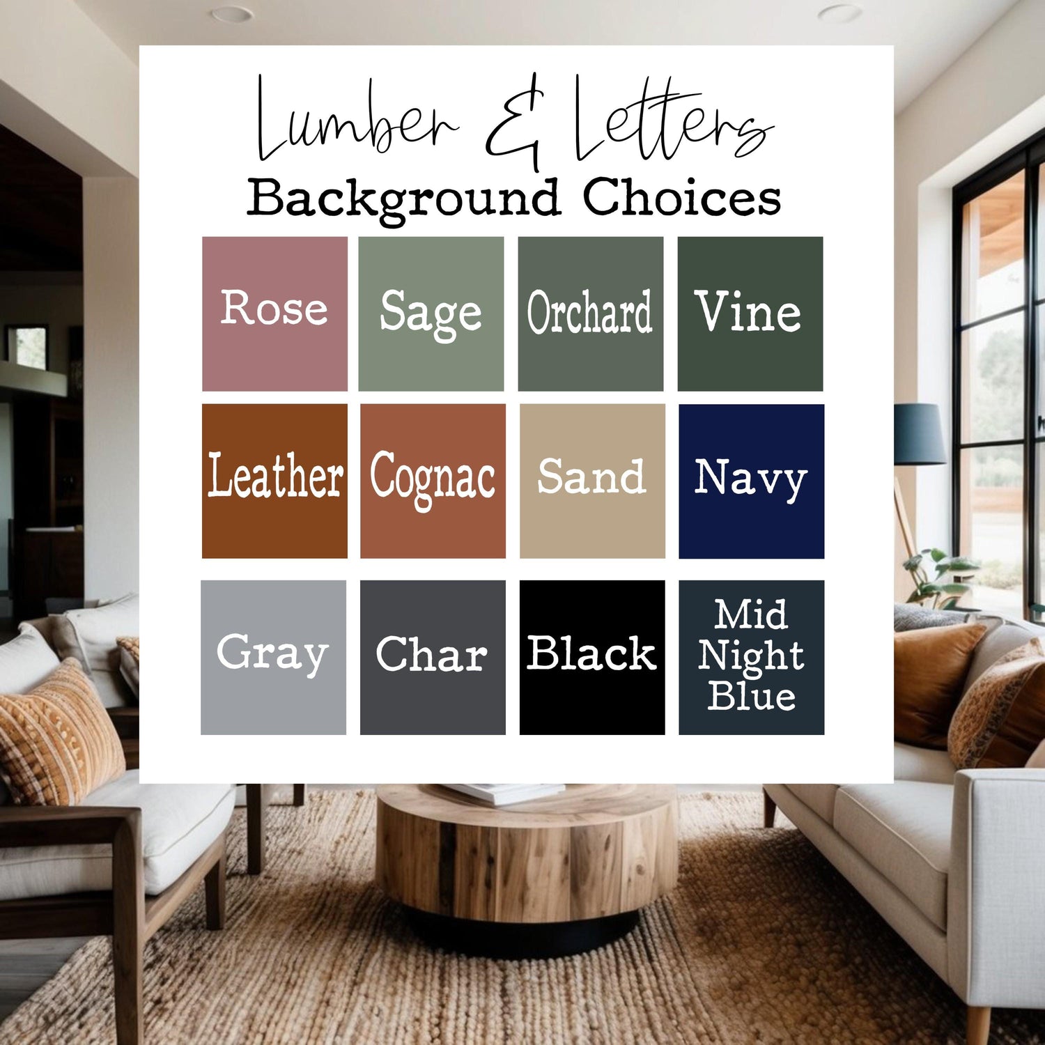 3D Lettered Modern Farmhouse Framed Kitchen Signs
