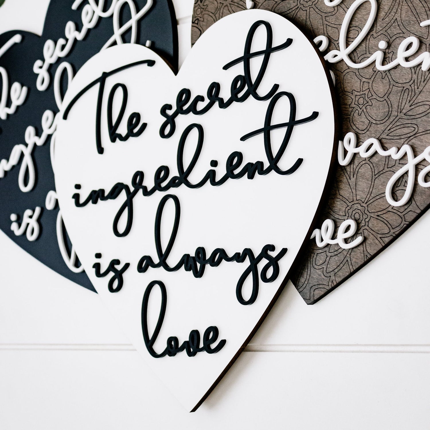 The Secret Ingredient Is Always Love Kitchen Wall Art