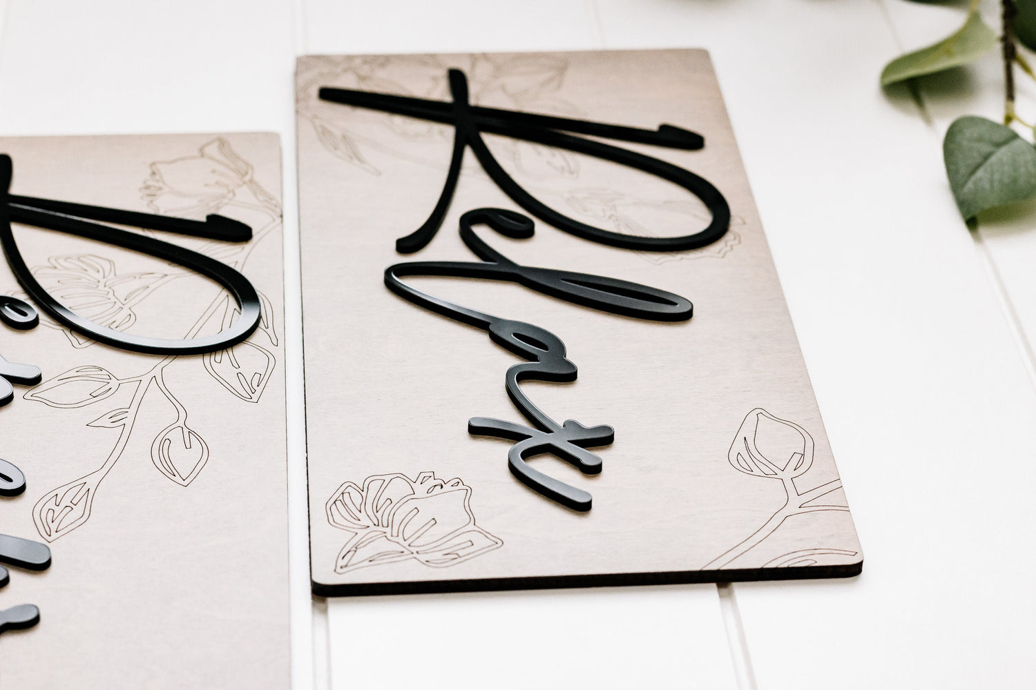 Subtly Engraved Relax Soak Unwind Wall Art