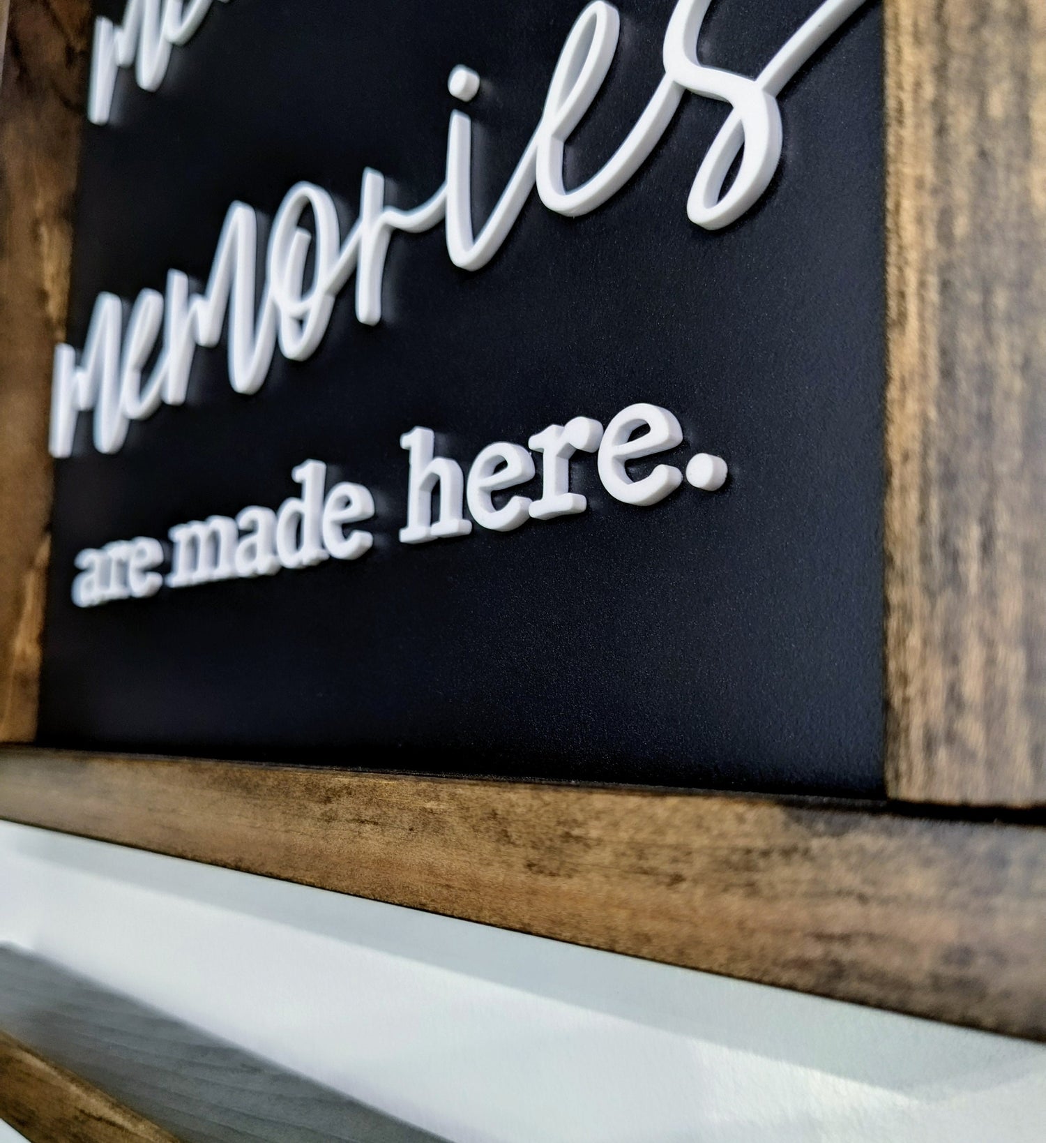 3D Lettered Modern Farmhouse Framed Kitchen Signs