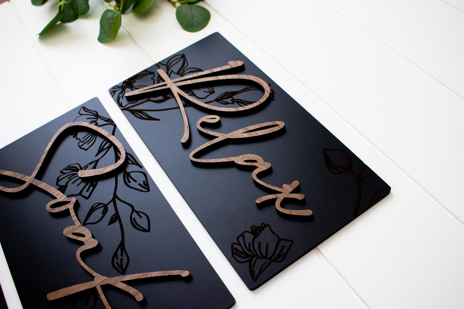 Luxury Engraved Relax Soak Unwind Wall Art