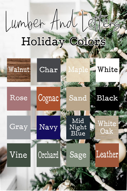 Cardinal memorial ornament holiday colors swatch chart with named color blocks