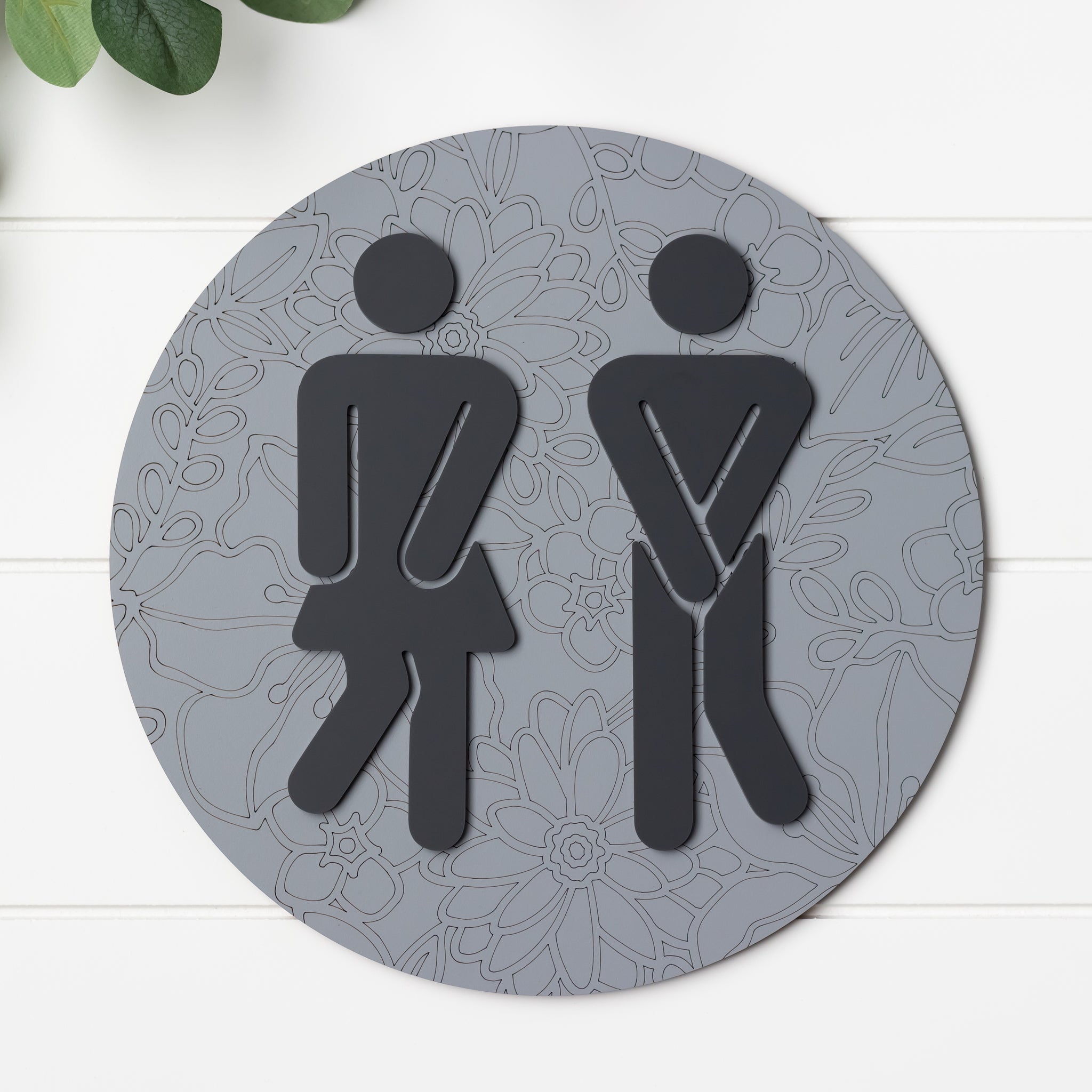 3D Gotta Go Restroom Shiplap Sign
