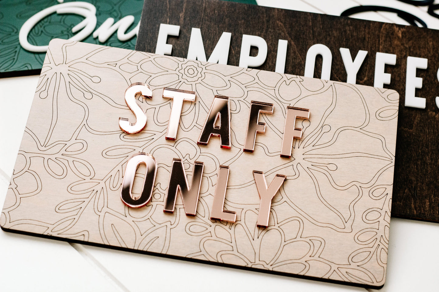Custom Business Signs Employees Only Staff Only Sign