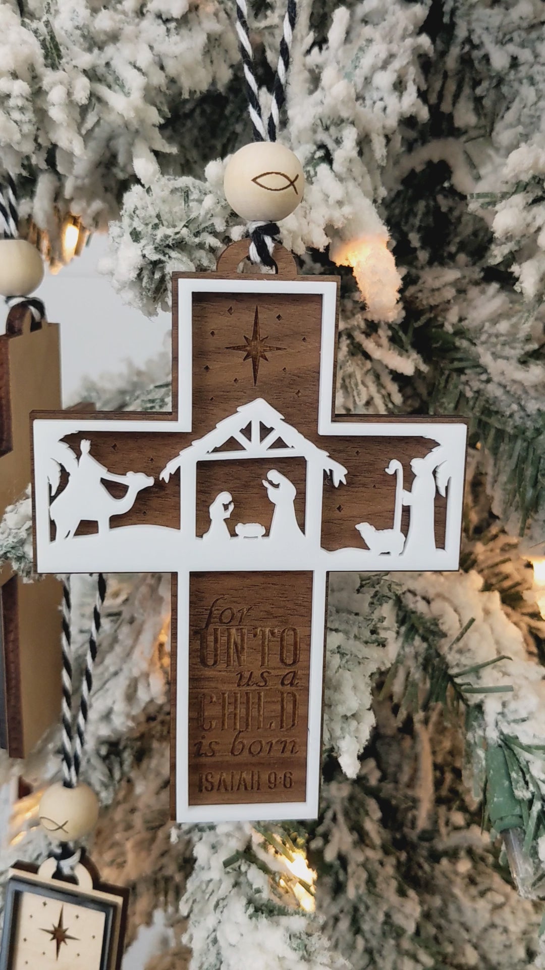 Nativity Scene Christmas Ornament