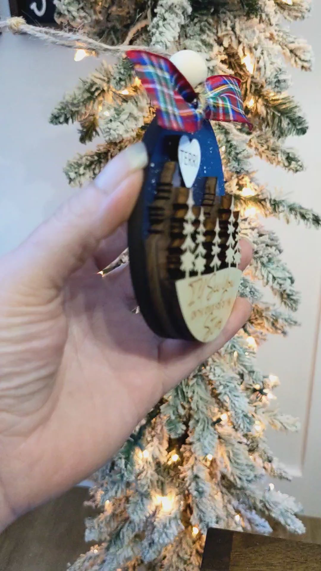 I’ll See You on the Other Side of the Stars Memorial Christmas Ornament