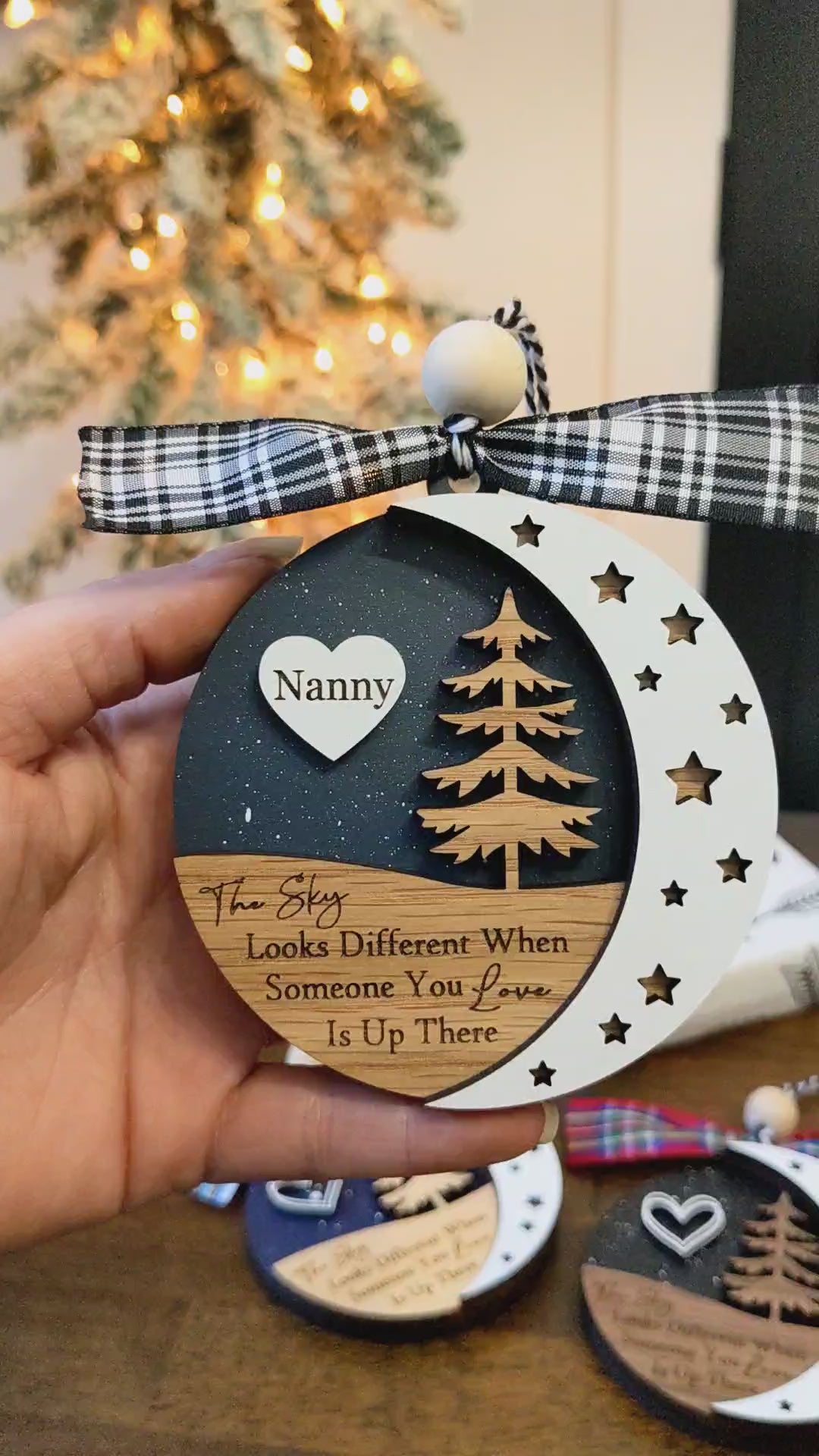 Personalized Memorial Christmas Ornament