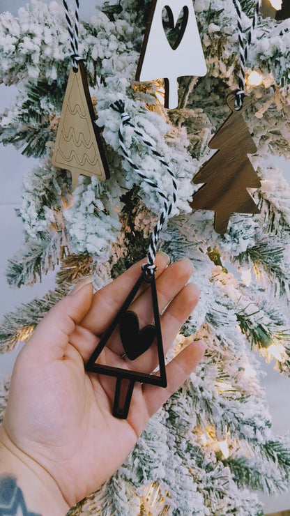 Set of Christmas Tree Ornaments The Dusk Collection