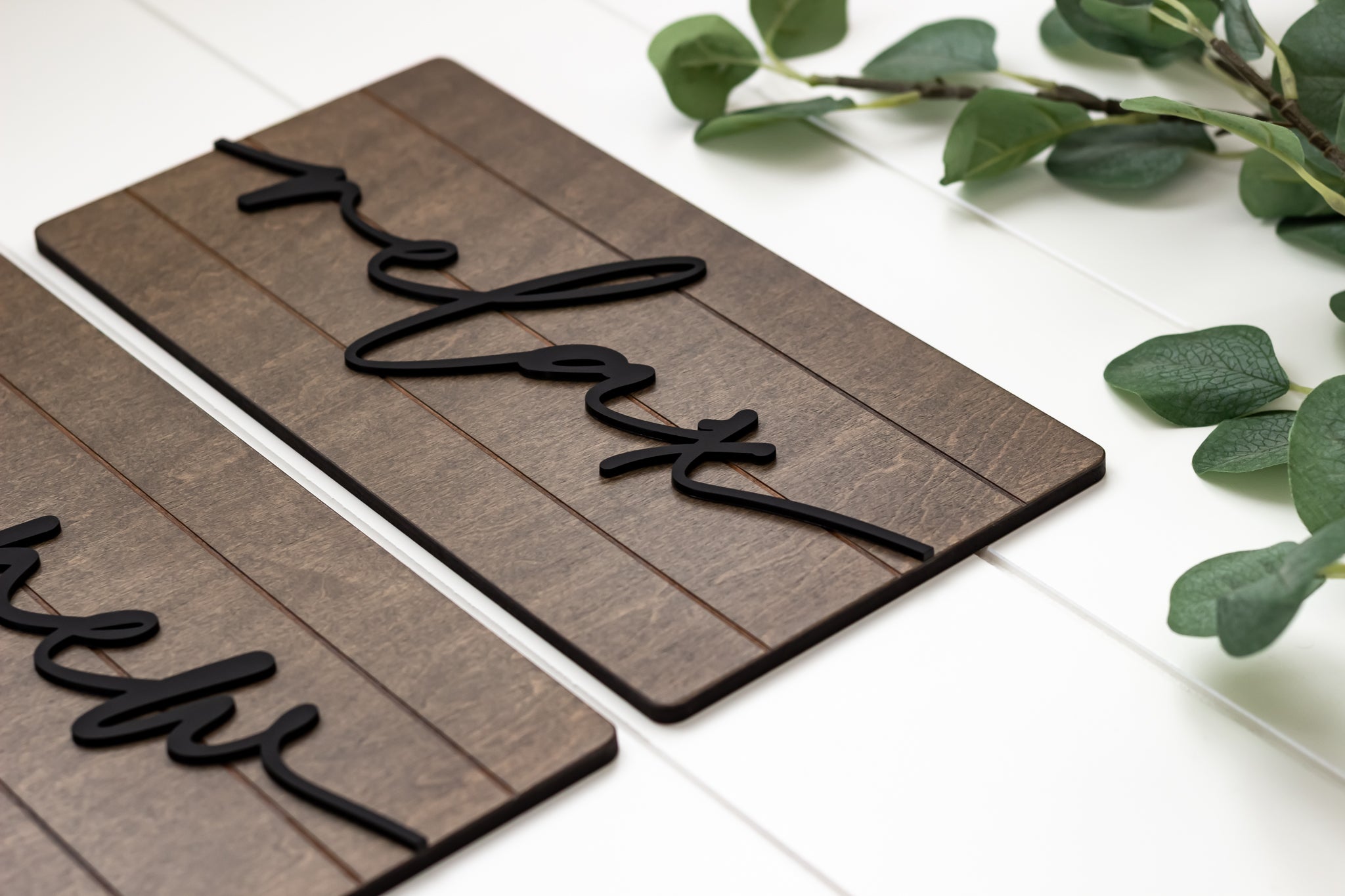 Luxury Soak Relax Unwind Shiplap Wall Set